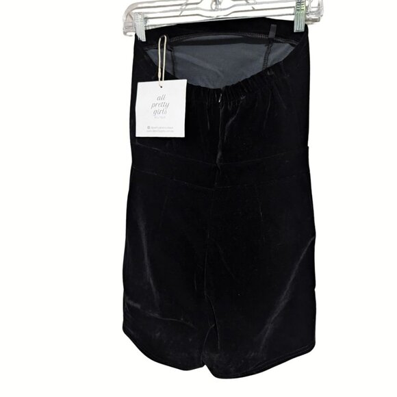 NWT Super Adorable Sailor Strapless Velvet Romper Size S/M - Picture 9 of 9